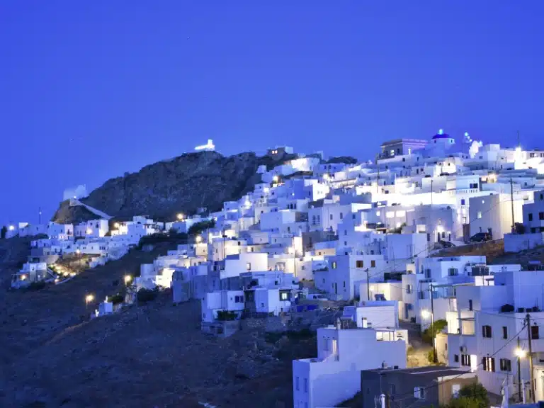 Serifos nightlife Chora